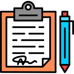 Contract Paper  Icon