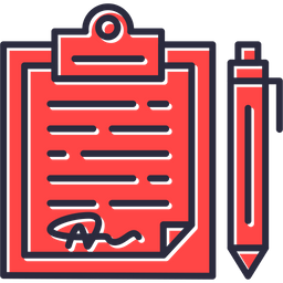 Contract Paper  Icon