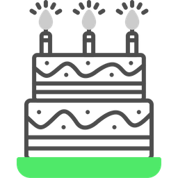 생일 케이크  아이콘