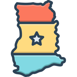 Ghana Map  Icon