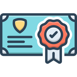 Guarantee Certificate  Icon