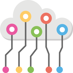 Cloud-Technologie  Symbol