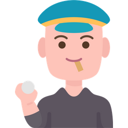 Petanque Player  Icon