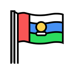 Bandera del mapa  Icono