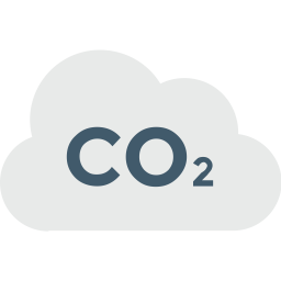 二酸化炭素  アイコン