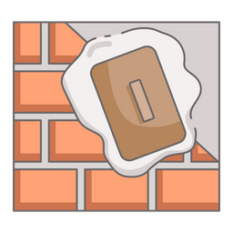 Brick Plastering  Icon