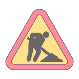 Construction Sign  Icon