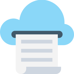 Cloud Print  Icon