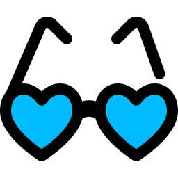 Heart goggles  Icon