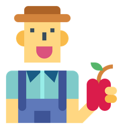 Male Farmer  Icon