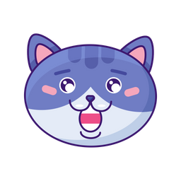 Gato feliz  Icono