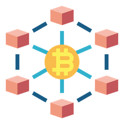 Cadena de bloques  Icono