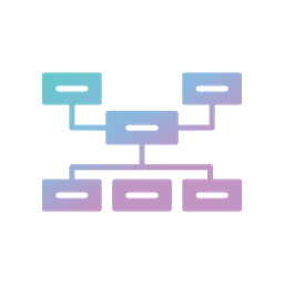 Diagrama de fluxo  Ícone