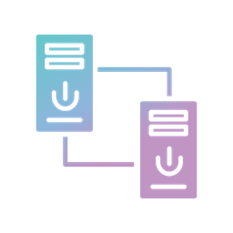 Conexión de computadora  Icono