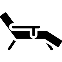 Liegestuhl  Symbol