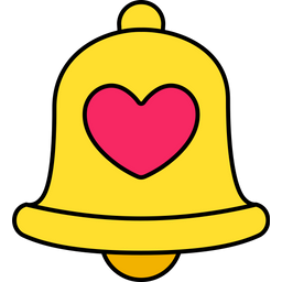 Bell Heart  Icon