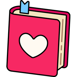 Book Heart  Icon