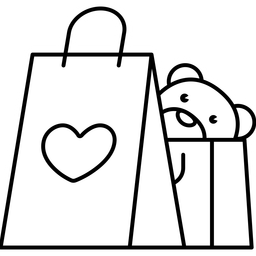 Bag Shopping Heart  Icon