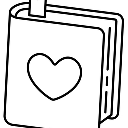 Book Heart  Icon