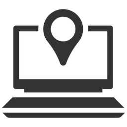 Laptop IP location  Icon