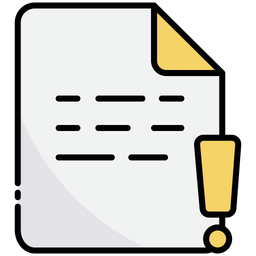 Alert File  Icon