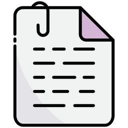 Attachment File  Icon