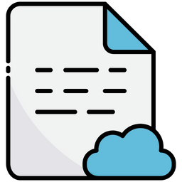 Cloud File  Icon