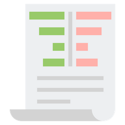 Balance Sheet  Icon