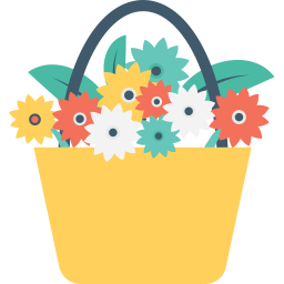 Flower Bucket  Icon