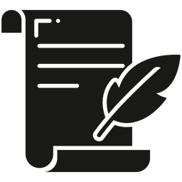 Manuscript Beneficial Document Icon