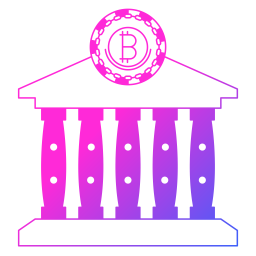 Banco de criptomoeda  Ícone