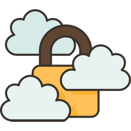 Cloud Security  Icon