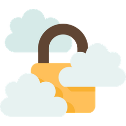 Cloud Security  Icon