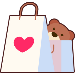 Bag Shopping Heart  Icon