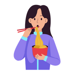 Eating Noodles  Icon