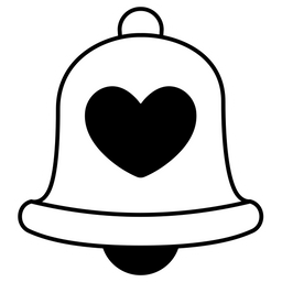 Bell Heart  Icon