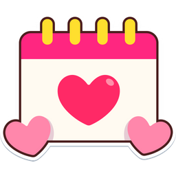 Calendar Heart  Icon