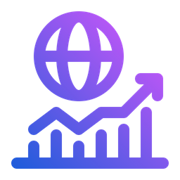 Crescimento global  Ícone