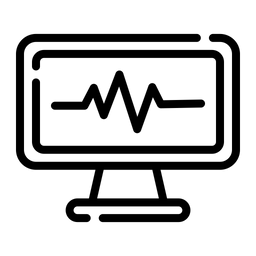 Monitoramento de ecg  Ícone