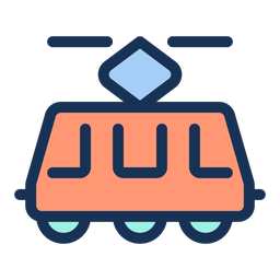 Electric trolleybus  Icon