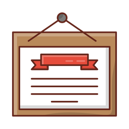 Certificate  Icon