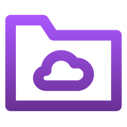 Cloud Folder  Icon