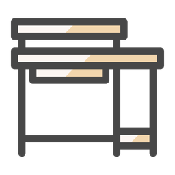 Computer Desk  Icon