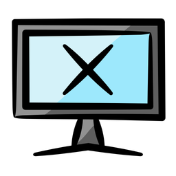 Blauer Bildschirm  Symbol