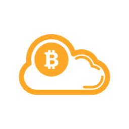 Bitcoin cloud  Icon