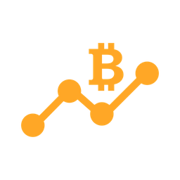 Gráfico de conexão bitcoin  Ícone