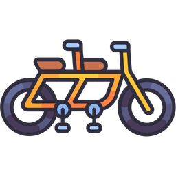 Double Bicycle  Icon