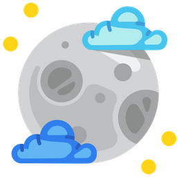 Cloud Moon  Icon