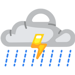 Cloud Rain Storm  Icon