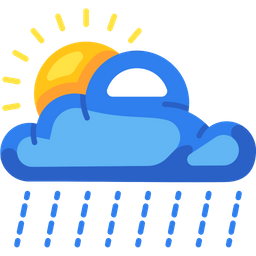 Cloud Rain Sun  Icon